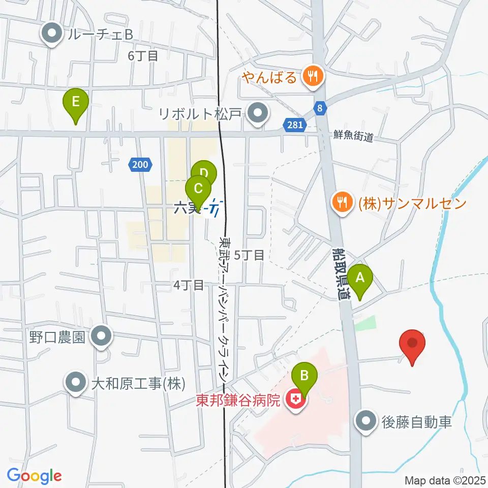三好ギター教室周辺のコンビニエンスストア一覧地図