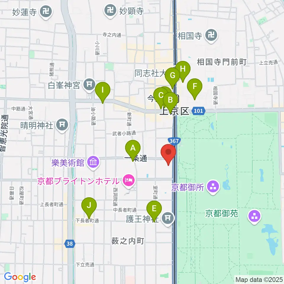 金剛能楽堂周辺のコンビニエンスストア一覧地図