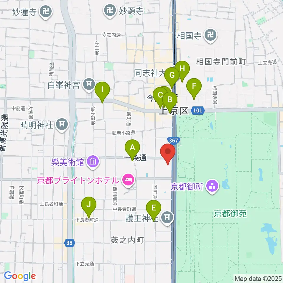 金剛能楽堂周辺のコンビニエンスストア一覧地図