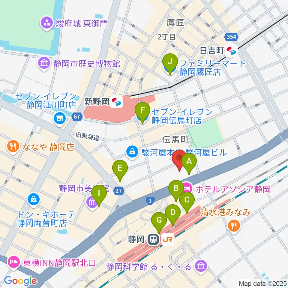 サールナートホール周辺のコンビニエンスストア一覧地図