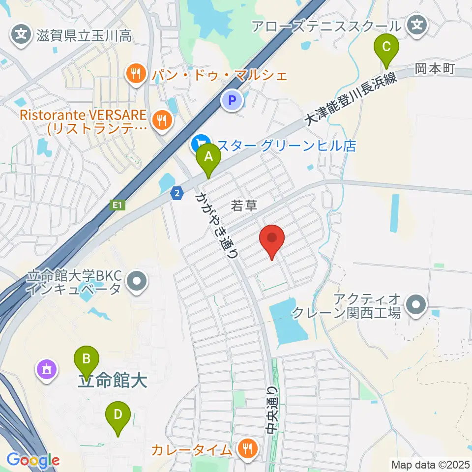 JEUGIA 若草教室周辺のコンビニエンスストア一覧地図