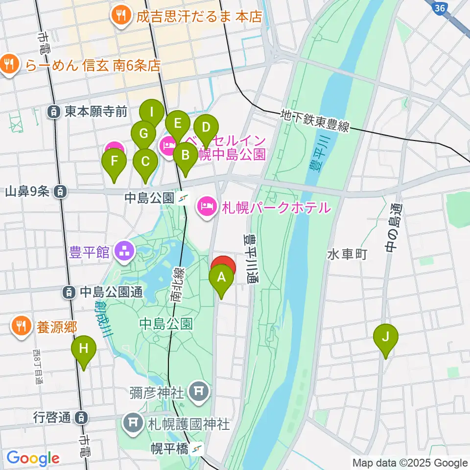 扇谷記念スタジオ・シアターZOO周辺のコンビニエンスストア一覧地図