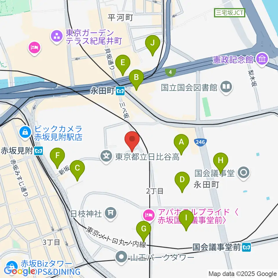 星陵会館周辺のコンビニエンスストア一覧地図