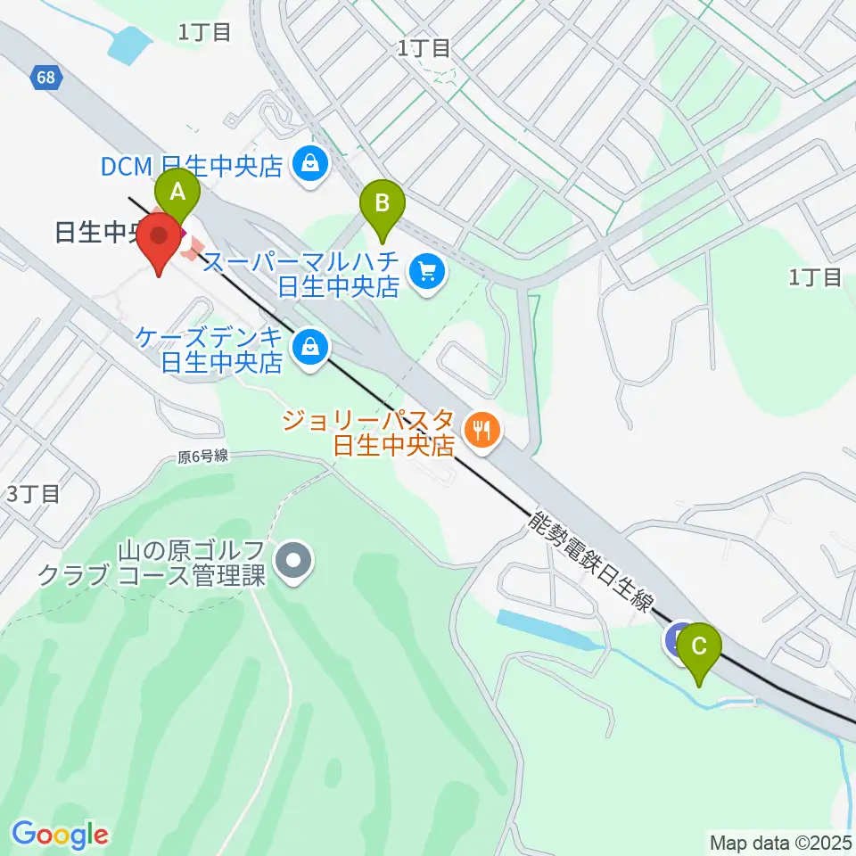 ハセガワ楽器 日生センター周辺のコンビニエンスストア一覧地図