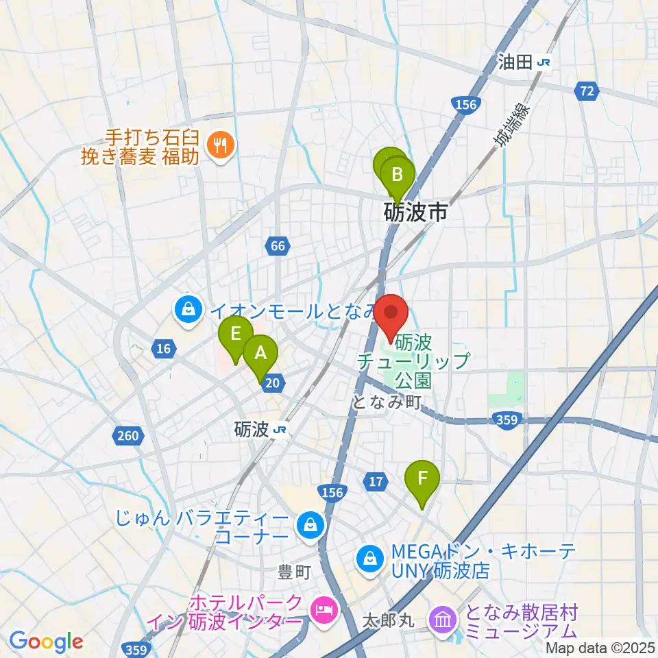 砺波市文化会館周辺のコンビニエンスストア一覧地図
