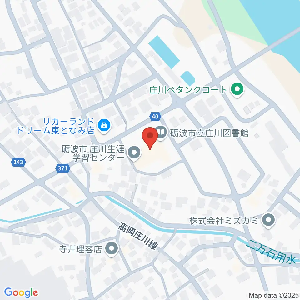 庄川生涯学習センター周辺のコンビニエンスストア一覧地図