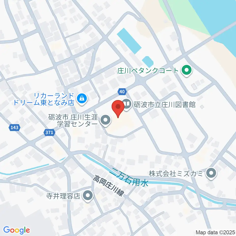 庄川生涯学習センター周辺のコンビニエンスストア一覧地図