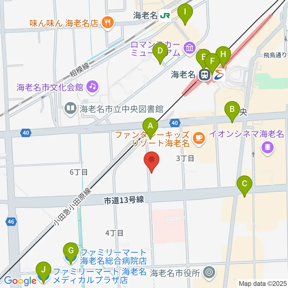 ソルミュージックスクール周辺のコンビニエンスストア一覧地図