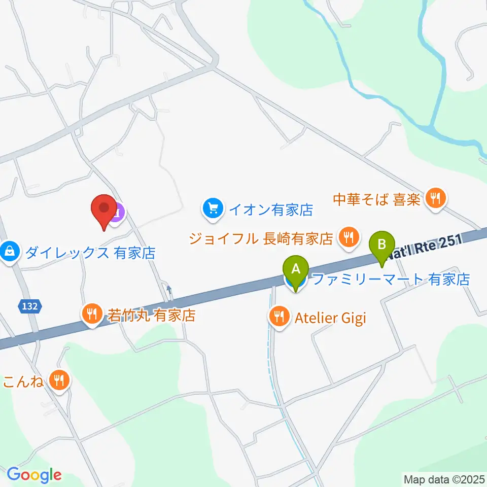 ありえコレジヨホール周辺のコンビニエンスストア一覧地図