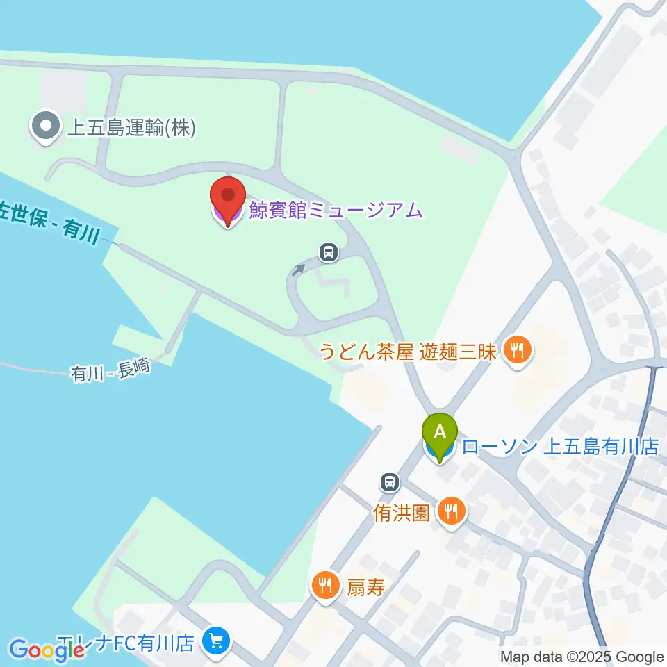 鯨賓館ミュージアム・ホール周辺のコンビニエンスストア一覧地図