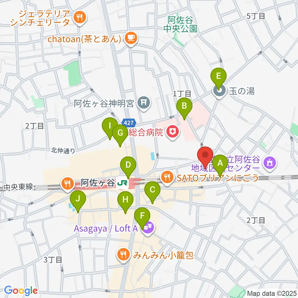 アイネビッテ音楽教室周辺のコンビニエンスストア一覧地図