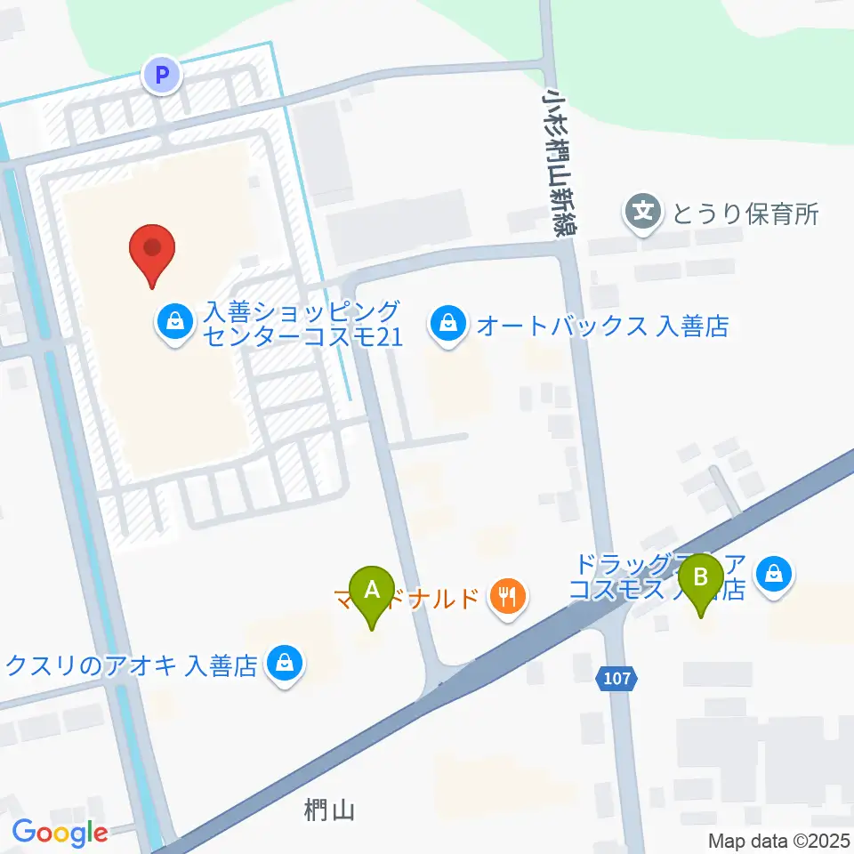 開進堂楽器 MPC入善周辺のコンビニエンスストア一覧地図