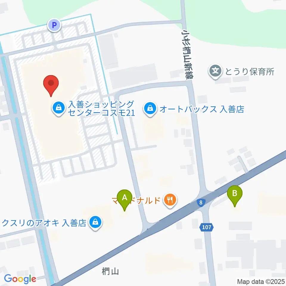 開進堂楽器 MPC入善周辺のコンビニエンスストア一覧地図