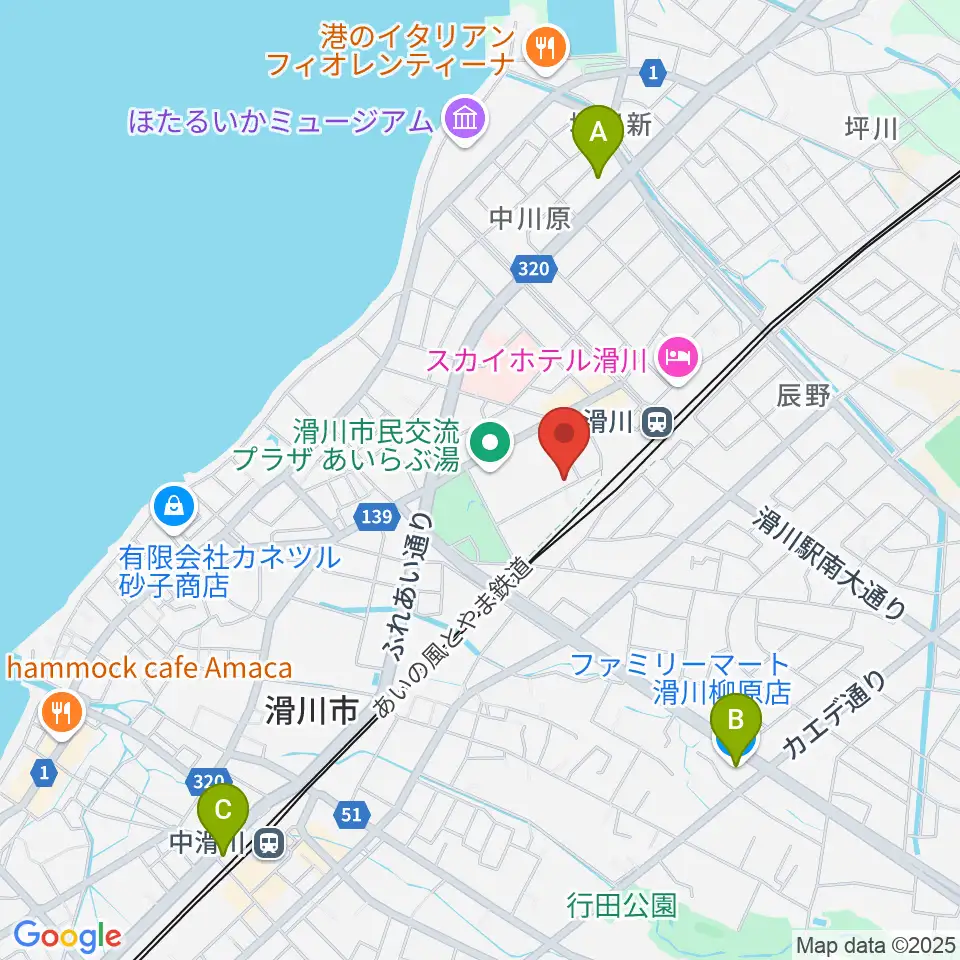 開進堂楽器 MPC滑川周辺のコンビニエンスストア一覧地図