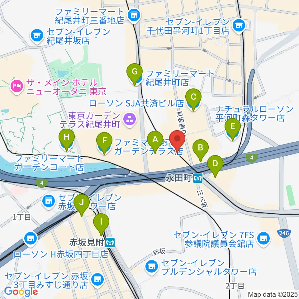 海運クラブ周辺のコンビニエンスストア一覧地図
