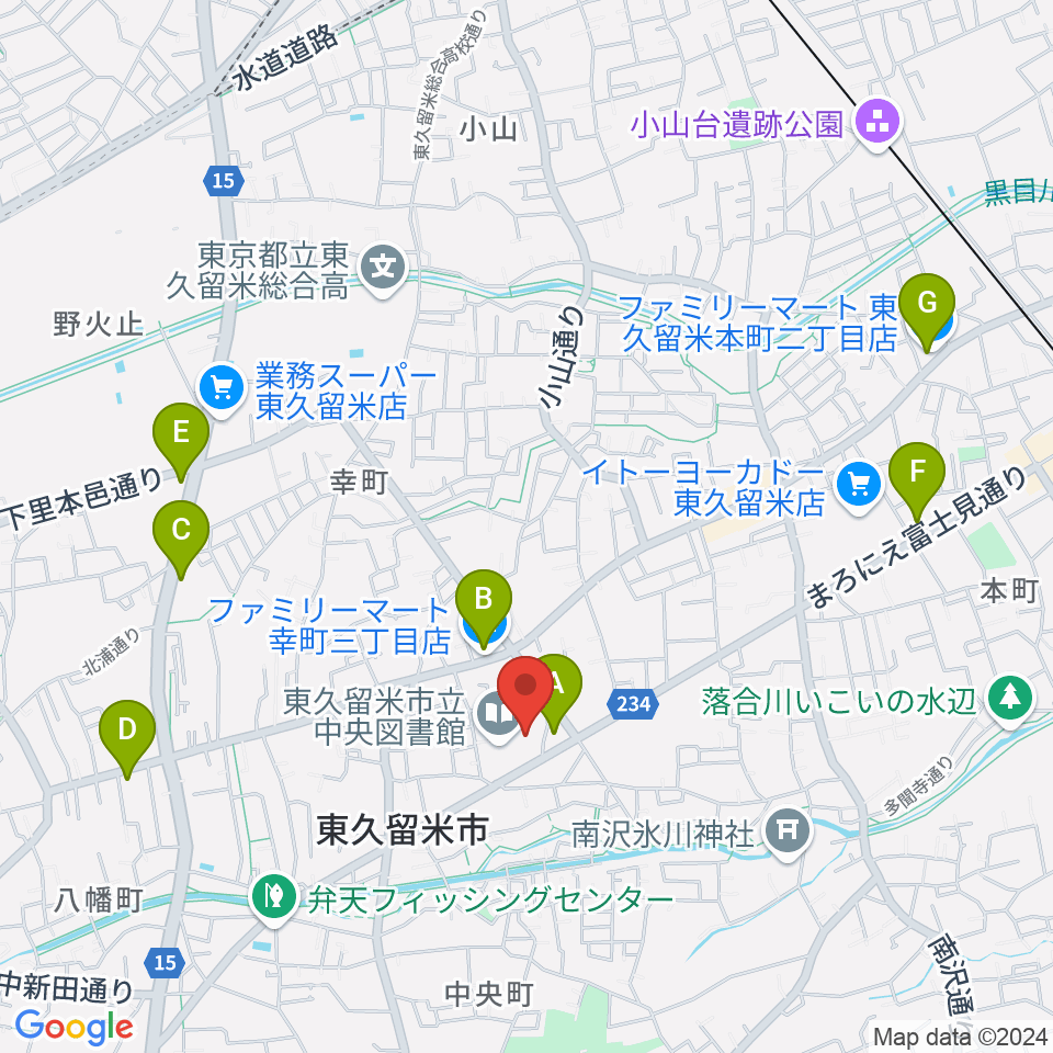 まろにえホール周辺のコンビニエンスストア一覧地図