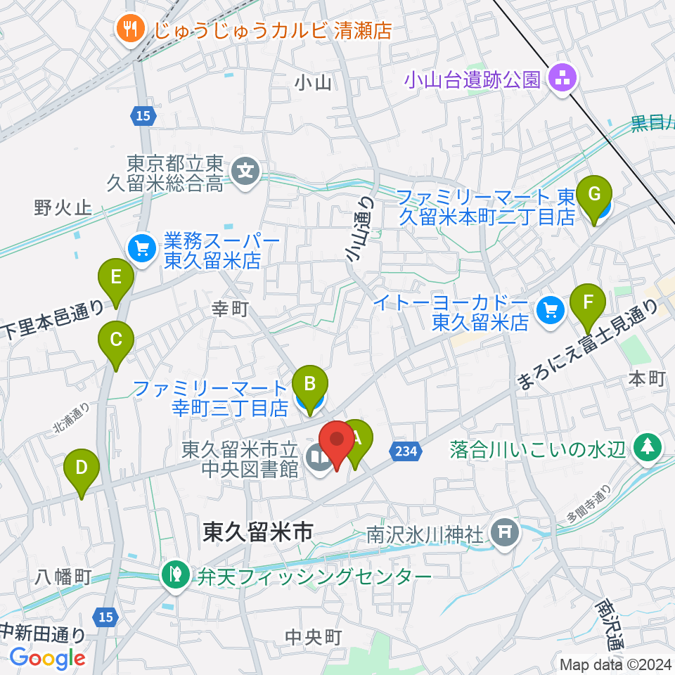 まろにえホール周辺のコンビニエンスストア一覧地図