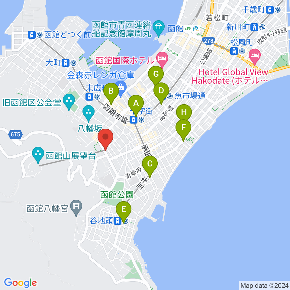 FMいるか周辺のコンビニエンスストア一覧地図