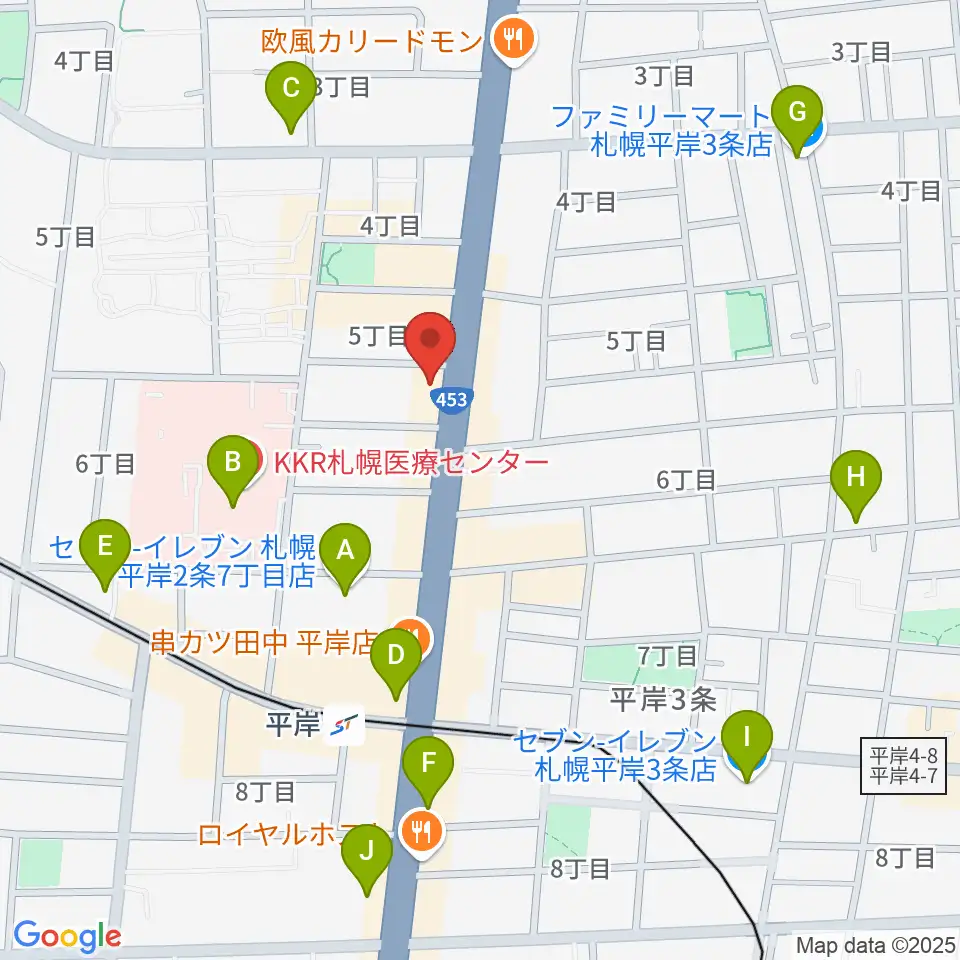 FMアップル周辺のコンビニエンスストア一覧地図