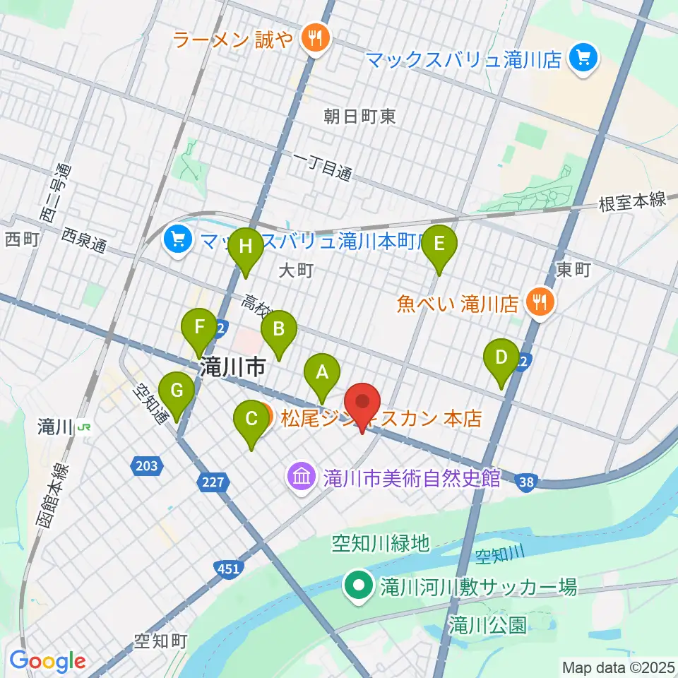 FM G'Sky周辺のコンビニエンスストア一覧地図