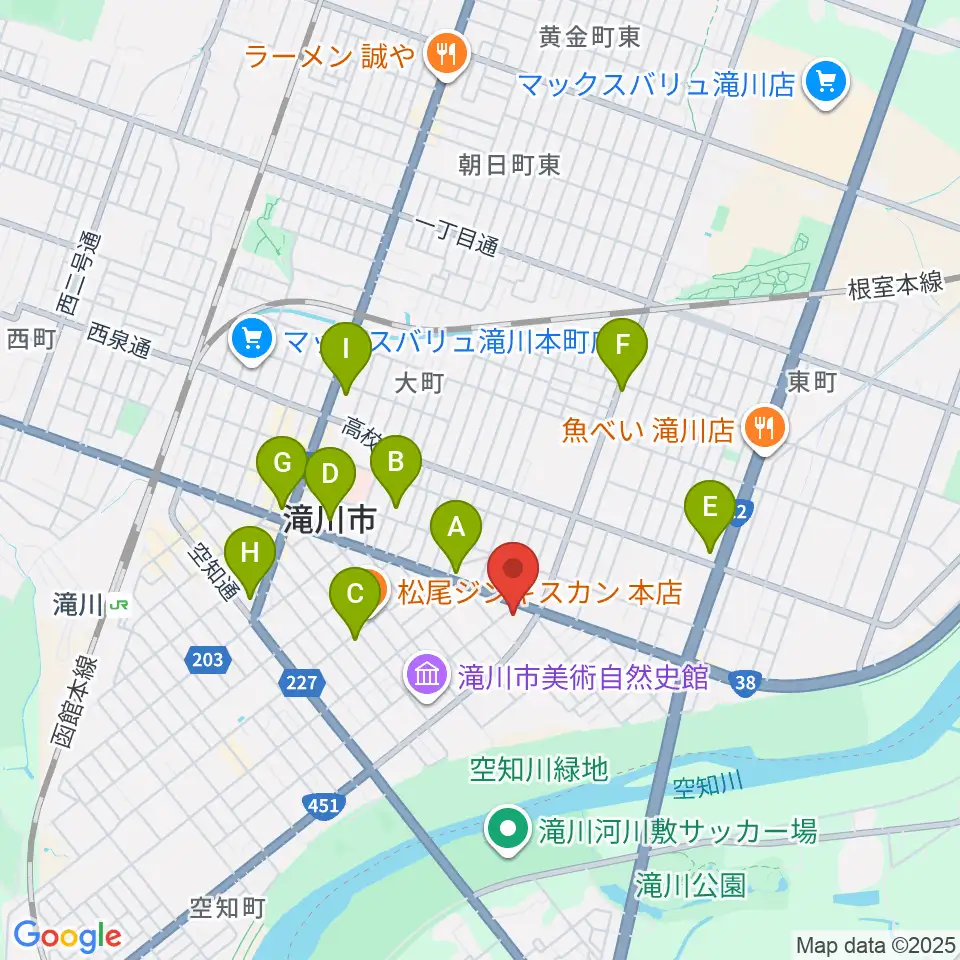 FM G'Sky周辺のコンビニエンスストア一覧地図