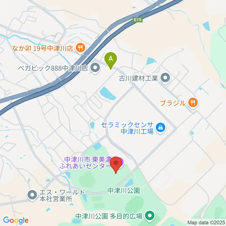 東美濃ふれあいセンター周辺のコンビニエンスストア一覧地図