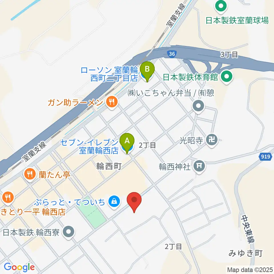 FMびゅー周辺のコンビニエンスストア一覧地図