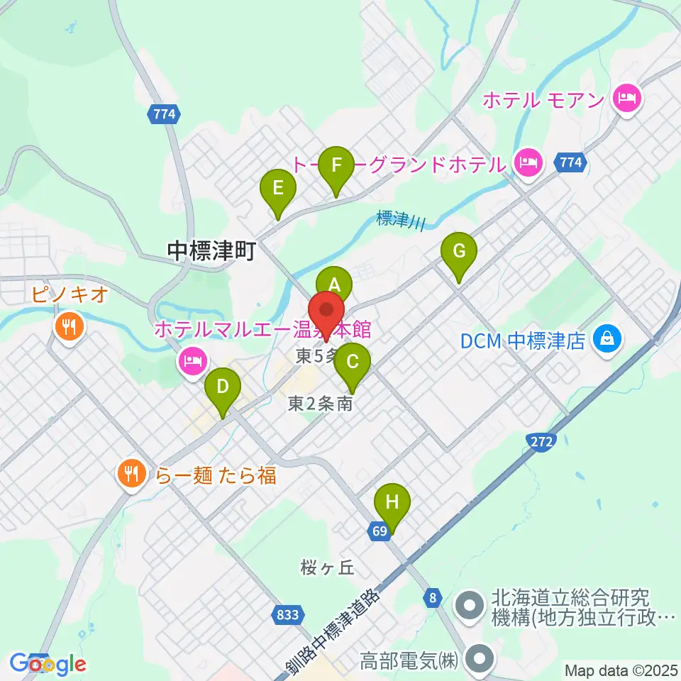 FMはな周辺のコンビニエンスストア一覧地図