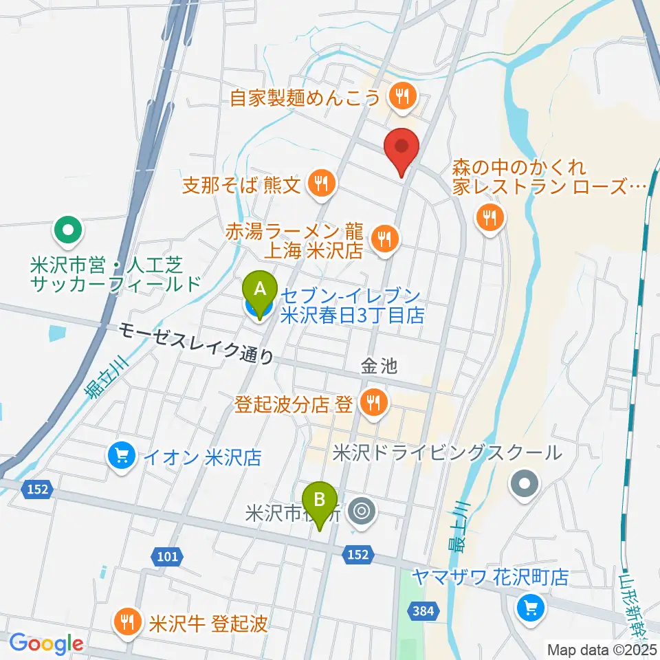 エフエムNCVおきたまGO!周辺のコンビニエンスストア一覧地図