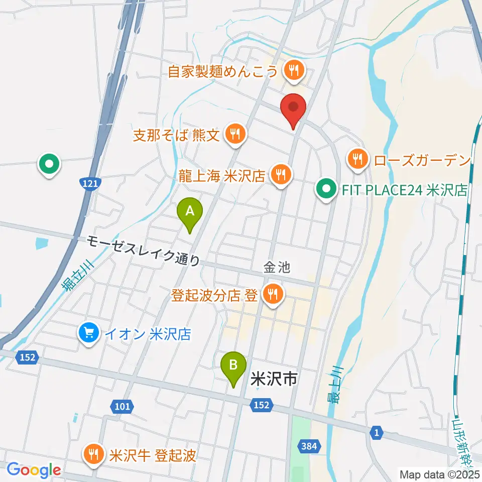 エフエムNCVおきたまGO！周辺のコンビニエンスストア一覧地図