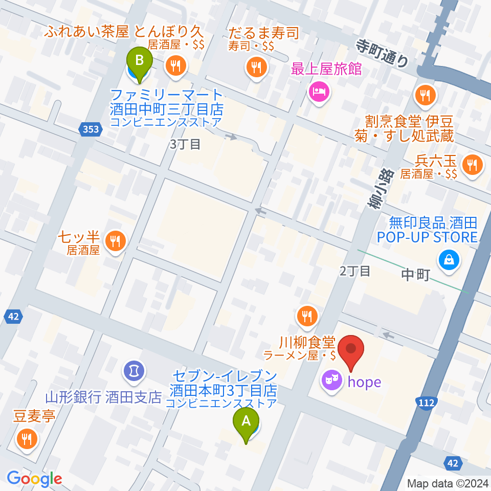 ハーバーラジオ周辺のコンビニエンスストア一覧地図