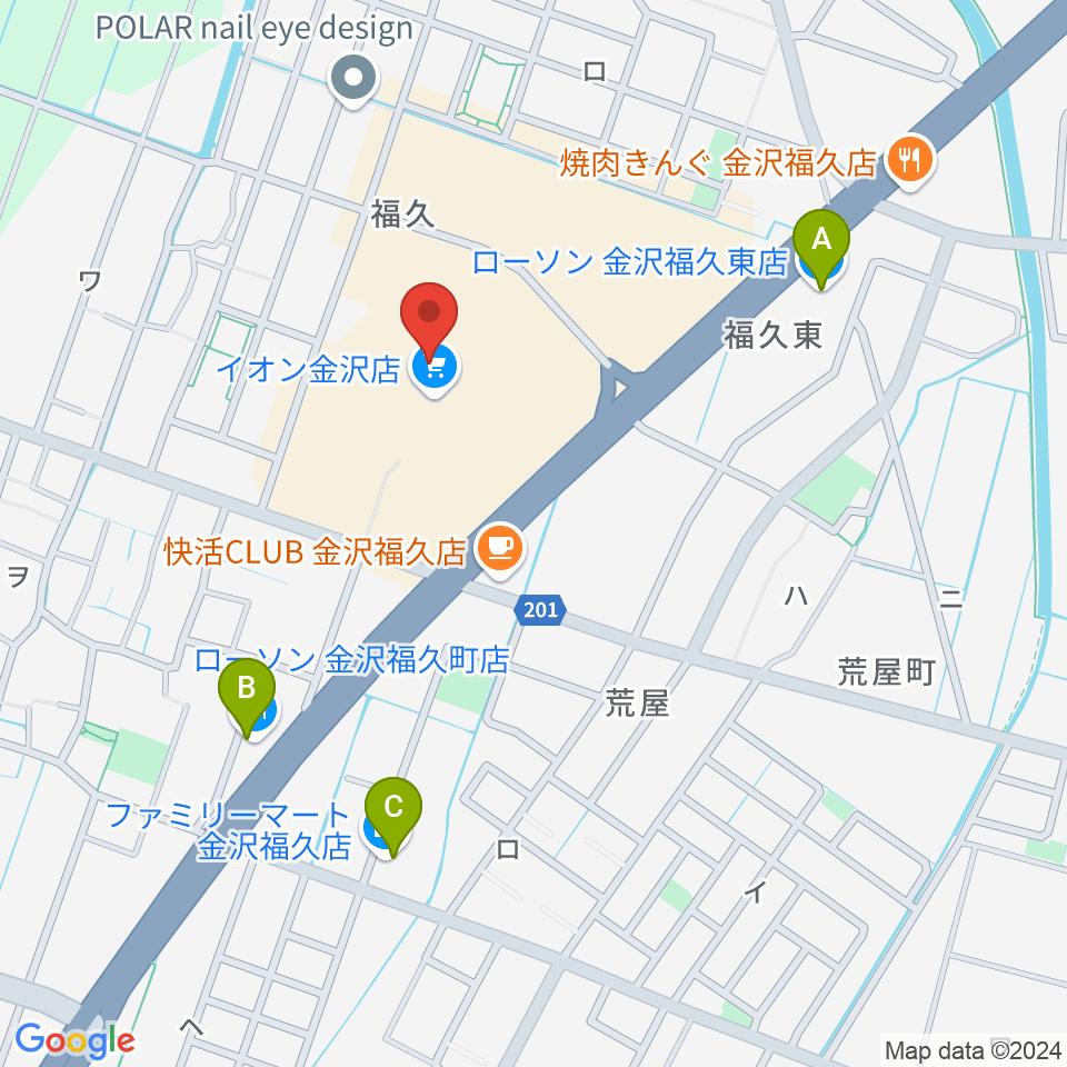 開進堂楽器 MPC森本周辺のコンビニエンスストア一覧地図