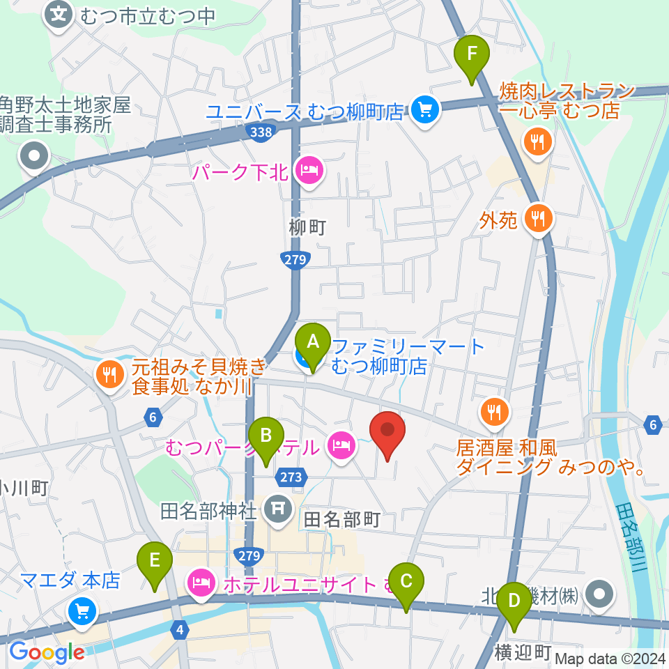 FMアジュール周辺のコンビニエンスストア一覧地図