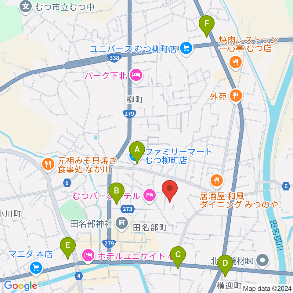 FMアジュール周辺のコンビニエンスストア一覧地図