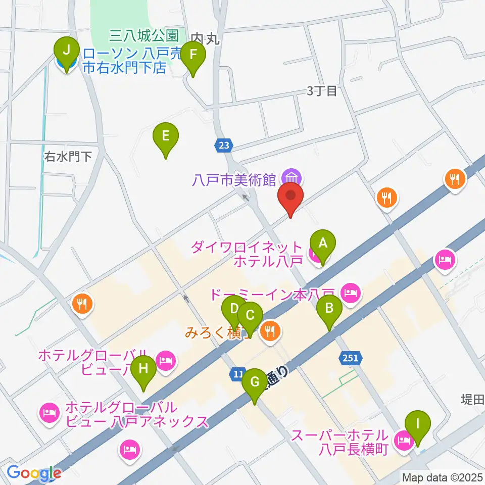 ビーエフエム周辺のコンビニエンスストア一覧地図