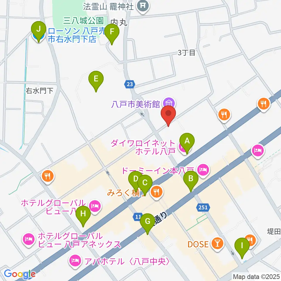 ビーエフエム周辺のコンビニエンスストア一覧地図