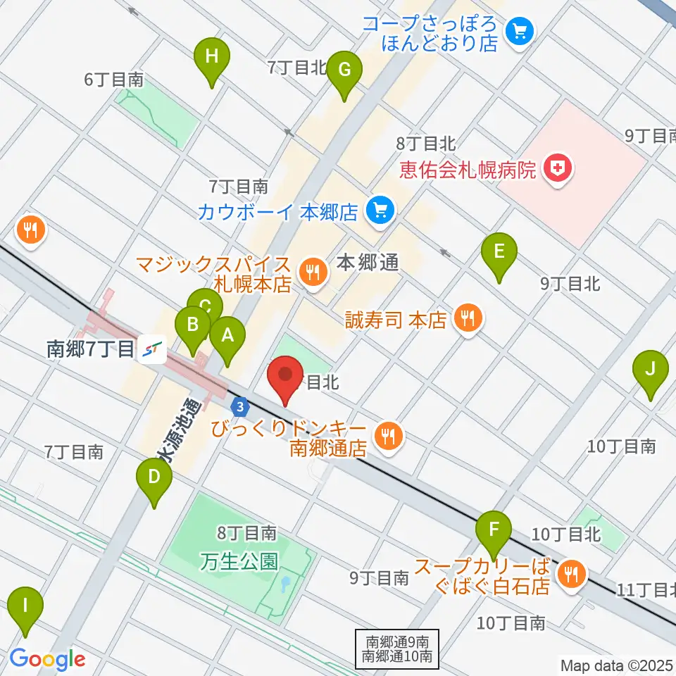 エフエムしろいし With-S周辺のコンビニエンスストア一覧地図