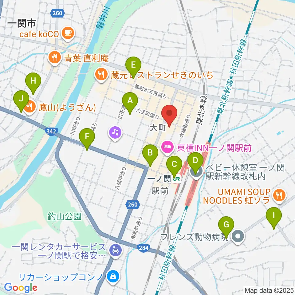 FMあすも周辺のコンビニエンスストア一覧地図
