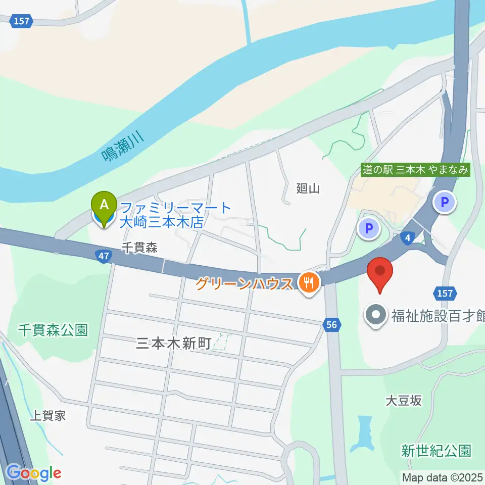 OCRFM83.5 おおさきFM周辺のコンビニエンスストア一覧地図