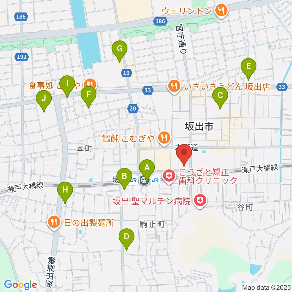 エフエム・サン周辺のコンビニエンスストア一覧地図
