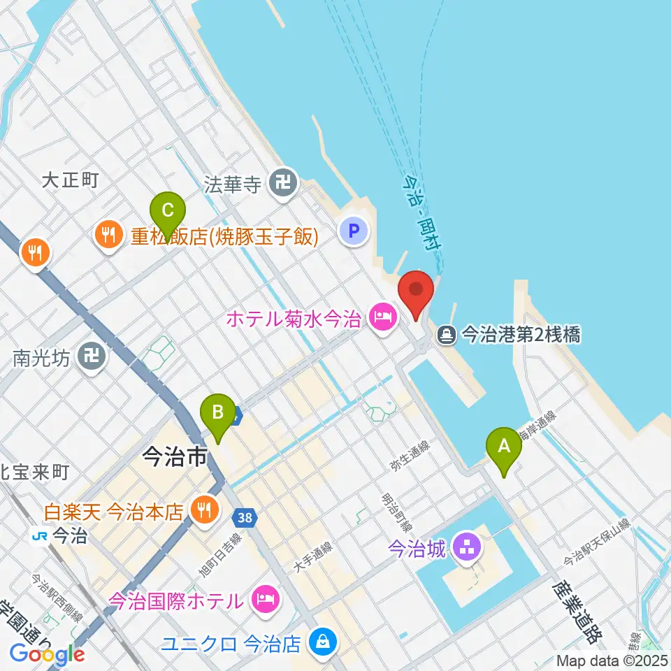 FMラヂオバリバリ周辺のコンビニエンスストア一覧地図