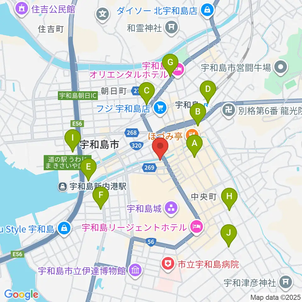 FMがいや周辺のコンビニエンスストア一覧地図