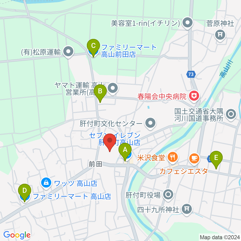 FMきもつき周辺のコンビニエンスストア一覧地図