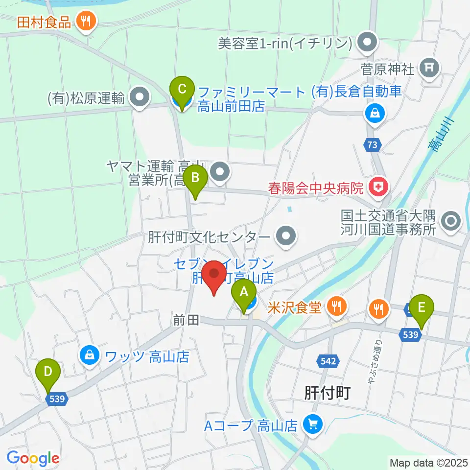FMきもつき周辺のコンビニエンスストア一覧地図