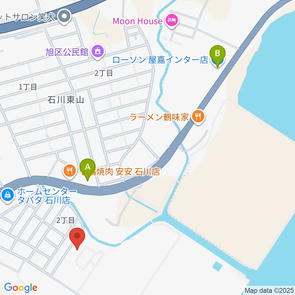 FMうるま周辺のコンビニエンスストア一覧地図