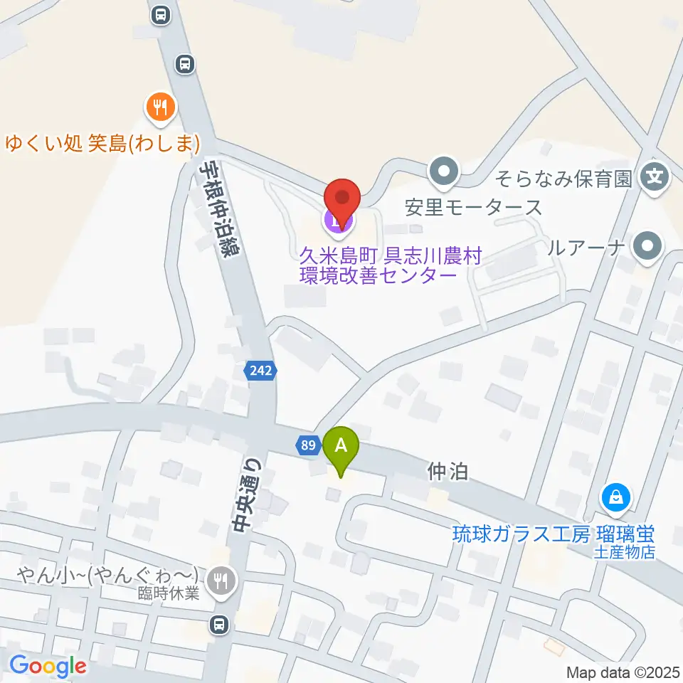 FMくめじま周辺のコンビニエンスストア一覧地図