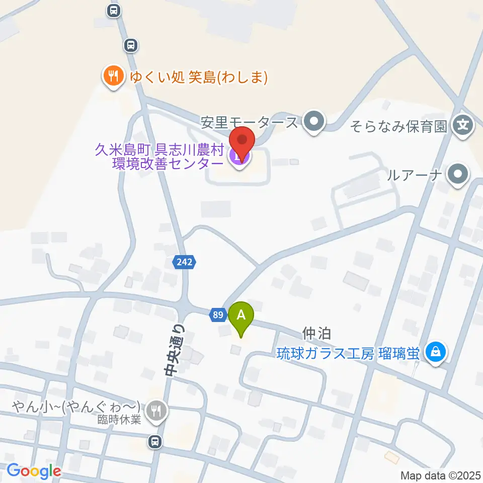 FMくめじま周辺のコンビニエンスストア一覧地図