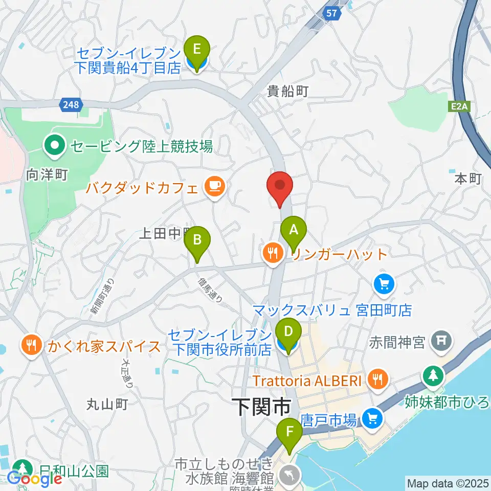 カモンFM周辺のコンビニエンスストア一覧地図