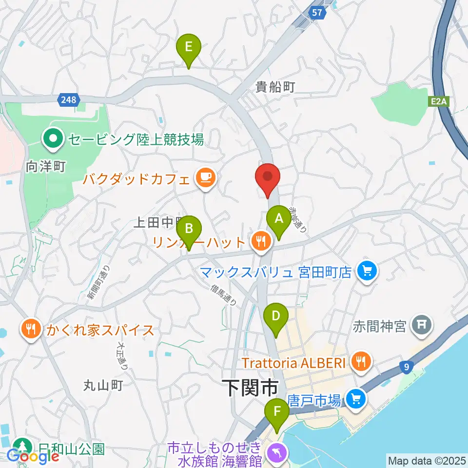 カモンFM周辺のコンビニエンスストア一覧地図