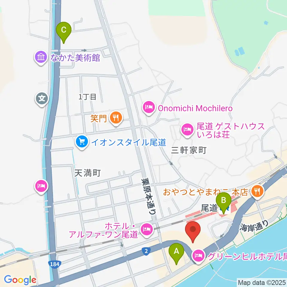 エフエムおのみち周辺のコンビニエンスストア一覧地図